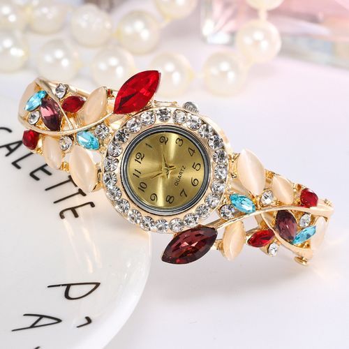 Luxury Crystal Jewelry Lady Bracelet Girls Women Watches