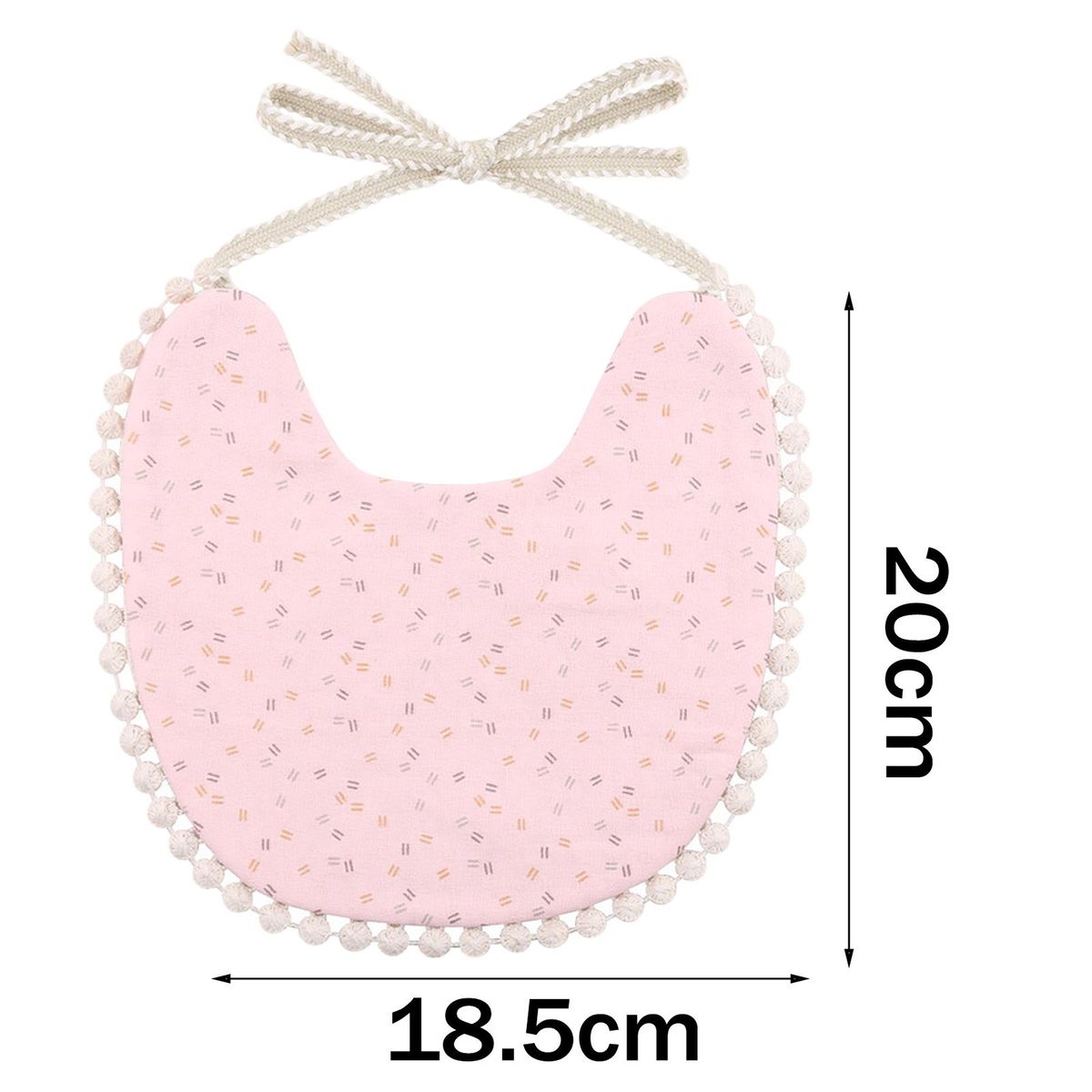 Baby Feeding Bib Eating Burp Apron Cloth For Boys Girls F Pink