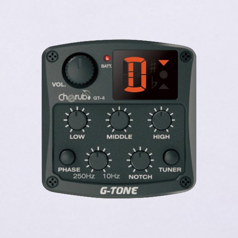 Cherub With GT-4 Tuner Chromatic Mid EQ 3-Band Equalizer