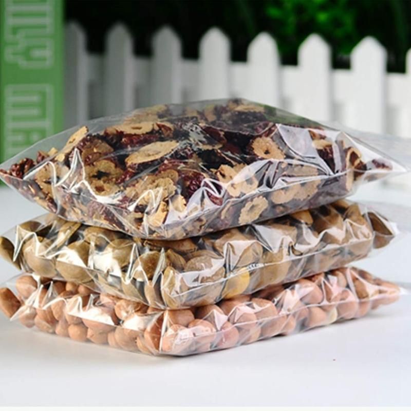 100 Plastic Transparent Packaging Plastic Bag Sealed Bag for