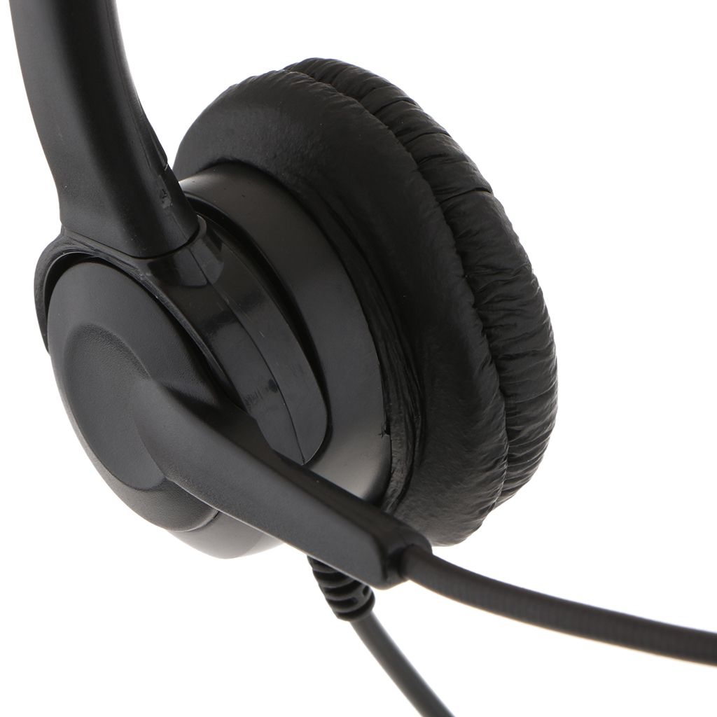 USB Headset With Microphone, Noise Cancelling Computer PC Business