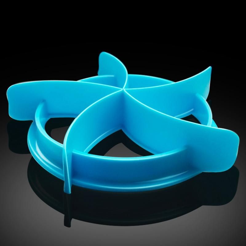 4PCS Round Circular Oval Bread Molds Fan Shaped Pastry Cutter Dough Cookie Press Bread Biscuit Moulds Pastry Baking Tool