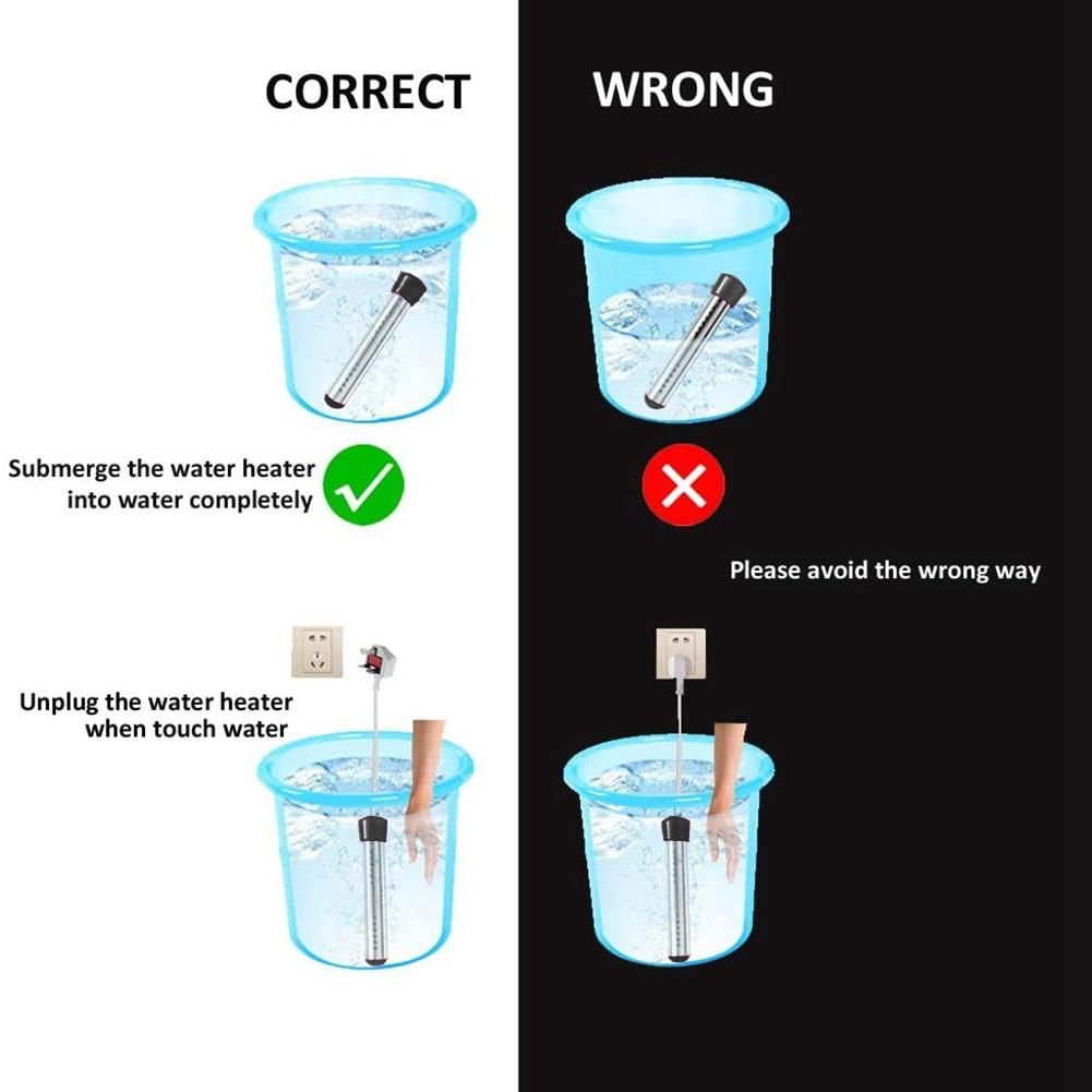 Immersion Heater, Portable Electric Submersible Instant