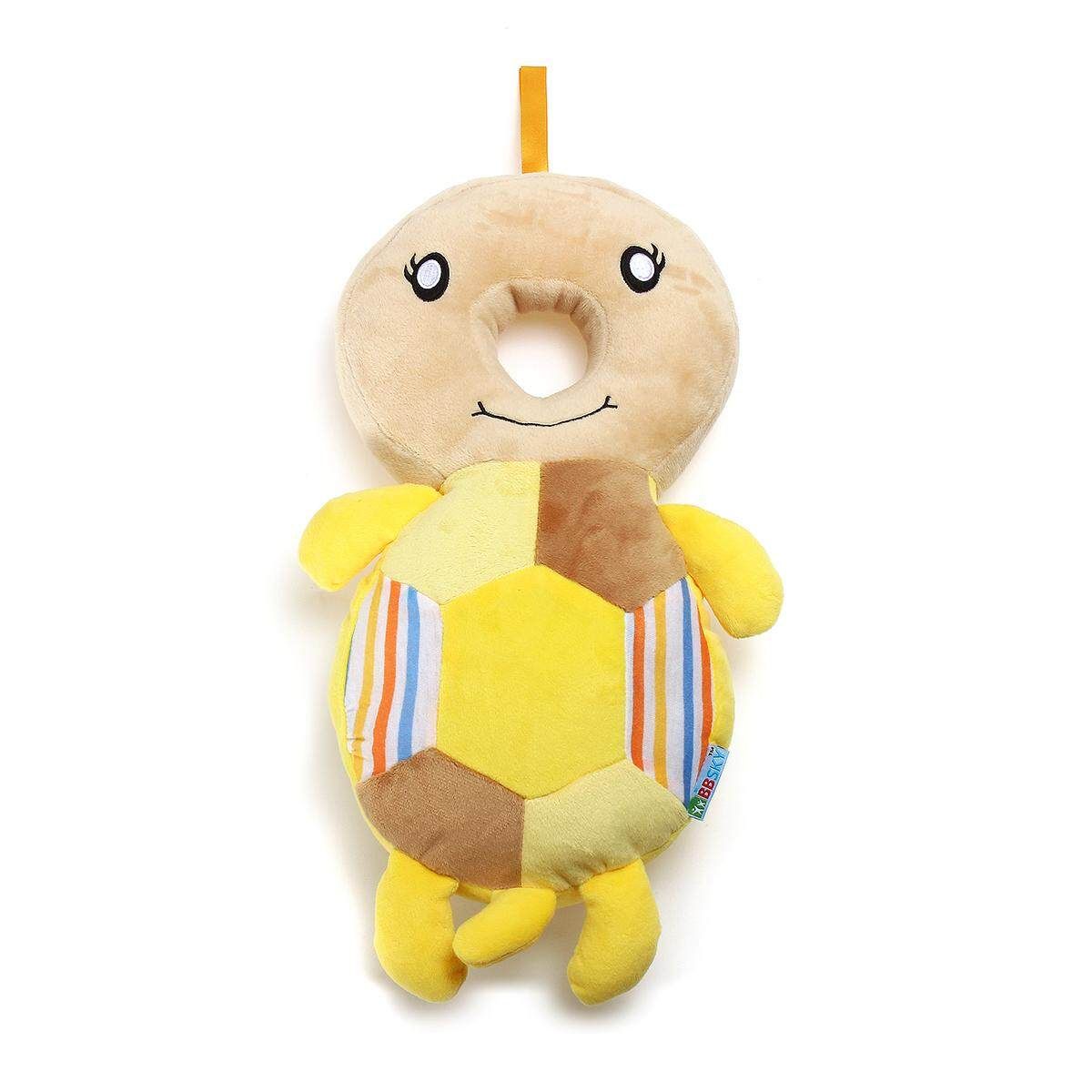 Baby Toddler Kids Head Cushion Protection Pillow Safety Pad For Crawling Walking Yellow