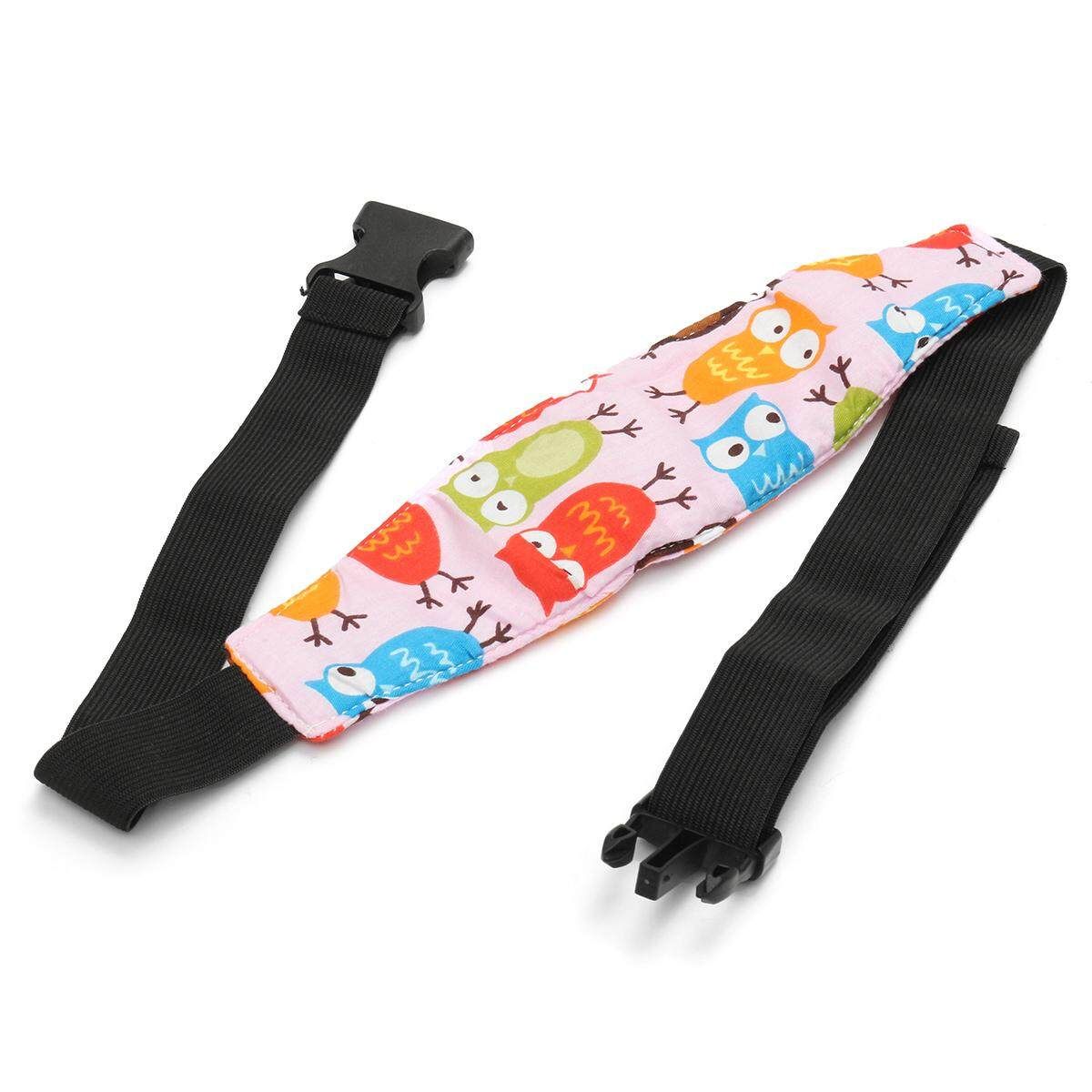 2pcs Baby Car Seat Sleep Head Children Travel Safety Adjustable Strap Belt Pink Olw Birds
