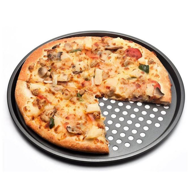 Nonstick Pizza Pan Perforated Carbon Steel Pizza Tray FOR 26cm