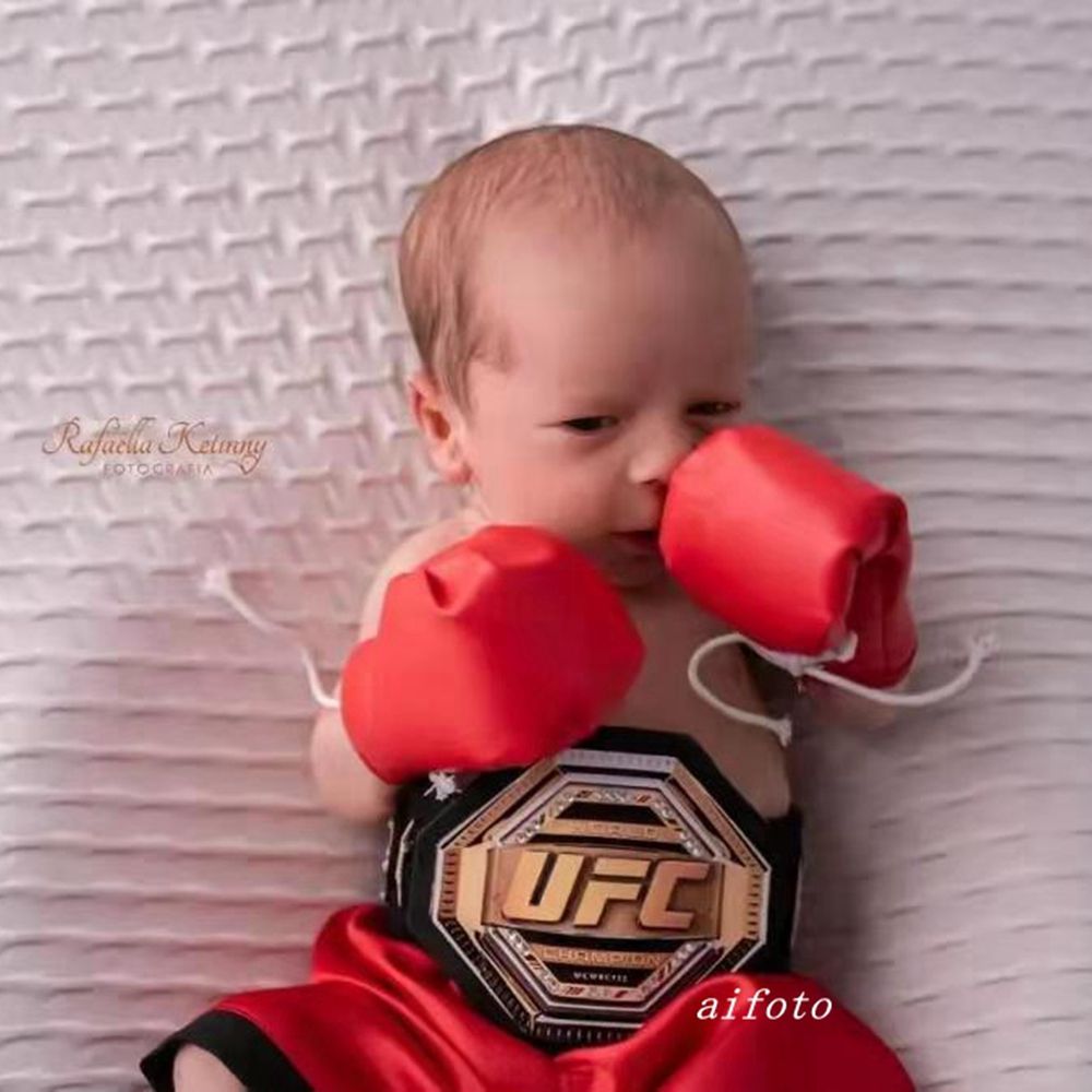 Baby Boxer Red Robe And Pants Set Sanda Free Fight Boxing
