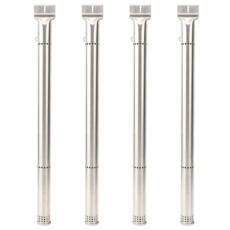 4Pcs Corner Pipe Burner Replacement For Charbroil-Silver