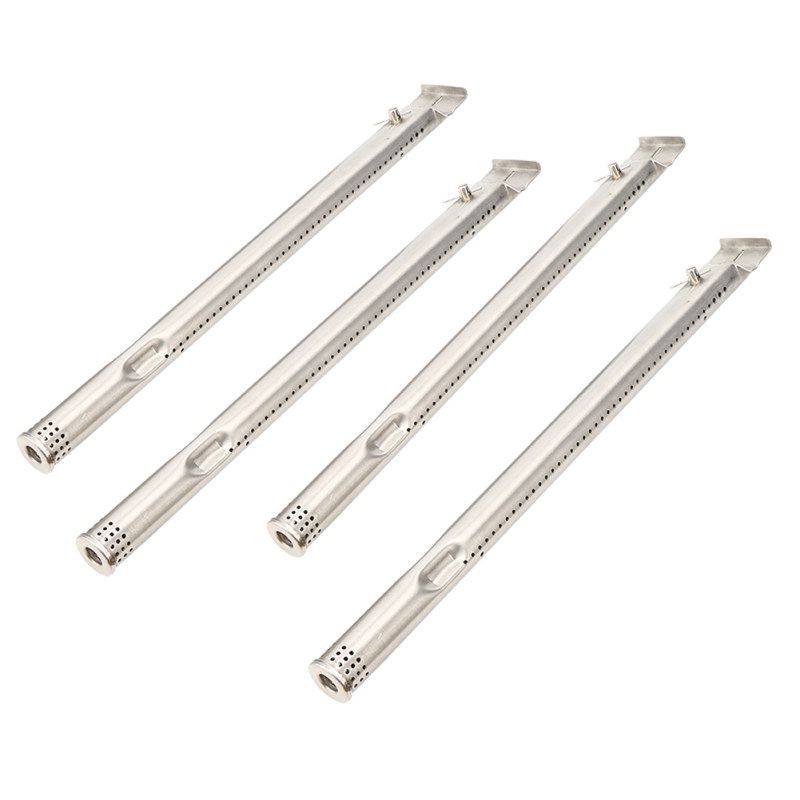 4Pcs Corner Pipe Burner Replacement For Charbroil-Silver