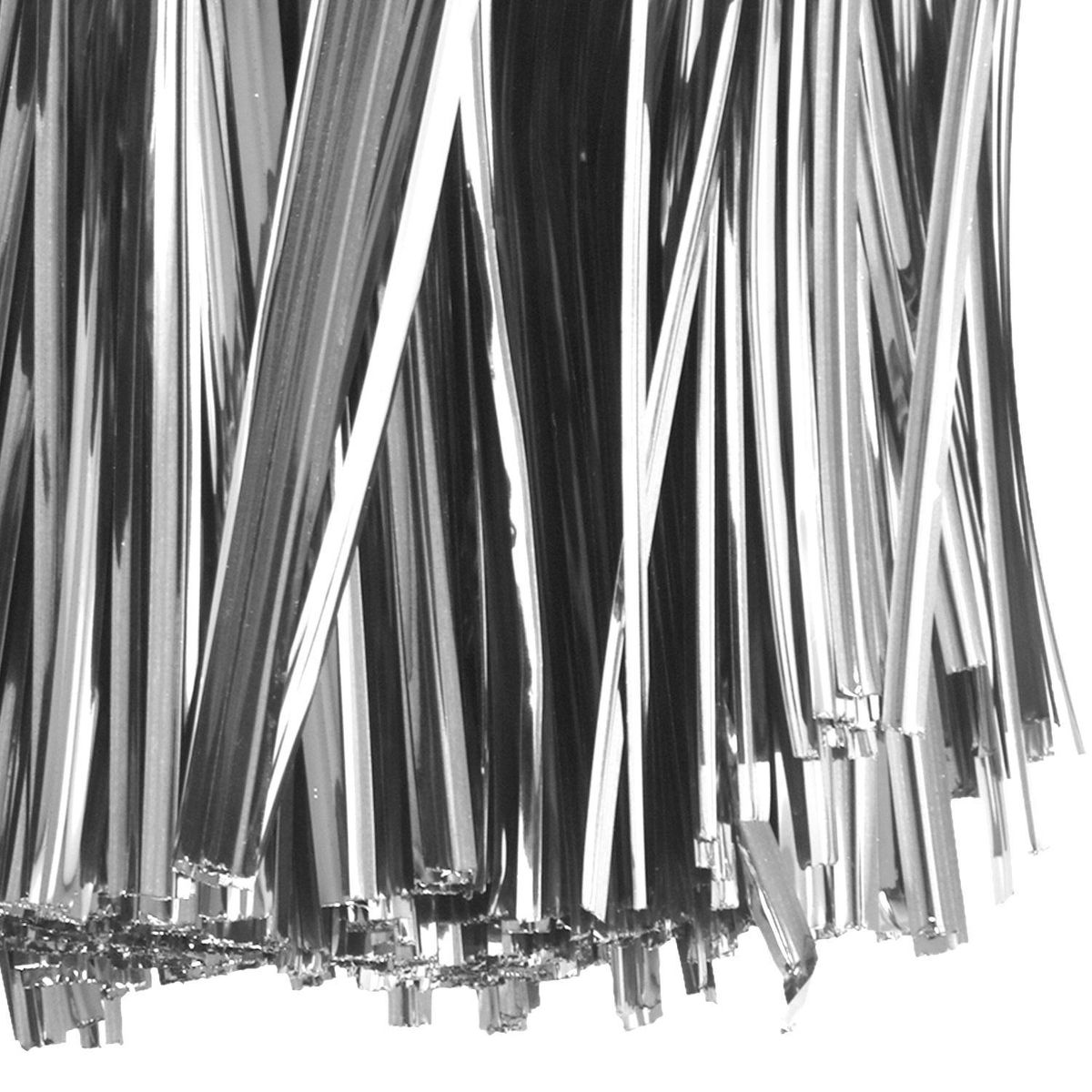 800x Metallic Wire For Cake Sealing Bags Lollipop Silver 8cm