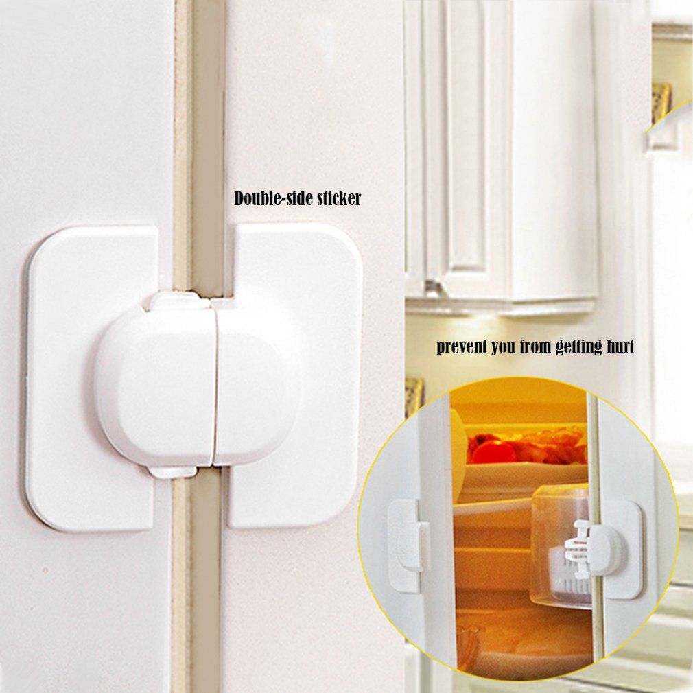 OR Cabinet Door Drawers Refrigerator Toilet Safety Plastic Lock For Child Kid