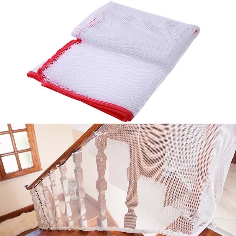 3m Thickening Safety Cope Braided Balcony Stair Safety Net For Child(Red)