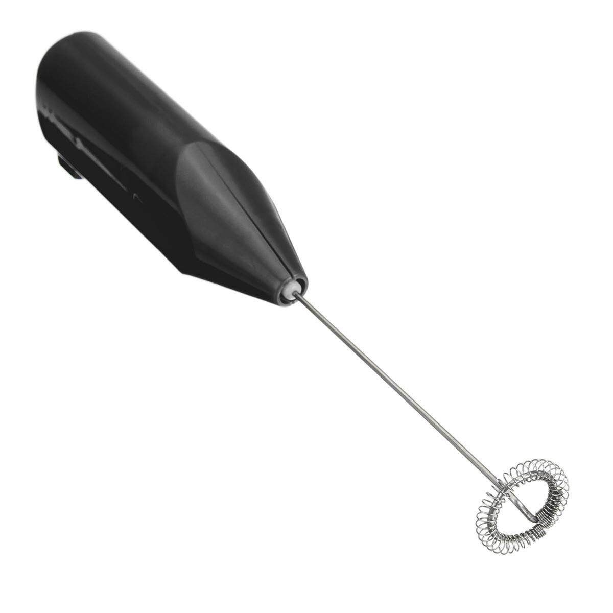 Hand Held Electric Egg Beater Coffee Milk Creamer Bubble Mixer Stainless Steel Black