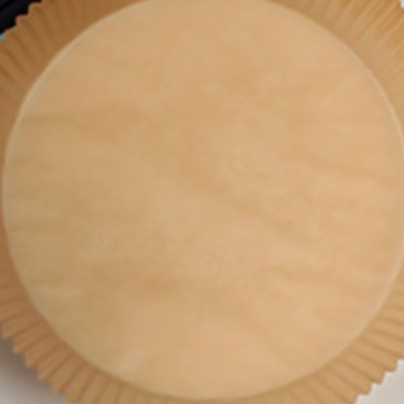 50Pcs Air-Fryer Liners Food Grade Greaseproof Paper-Yellow
