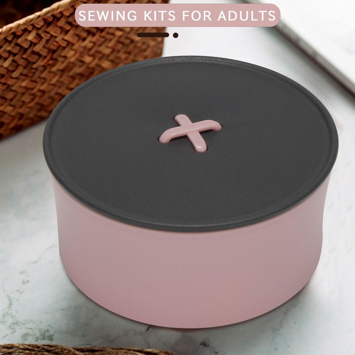 Travel Sewing Tools Accessories Portable Sewing Kits Pink