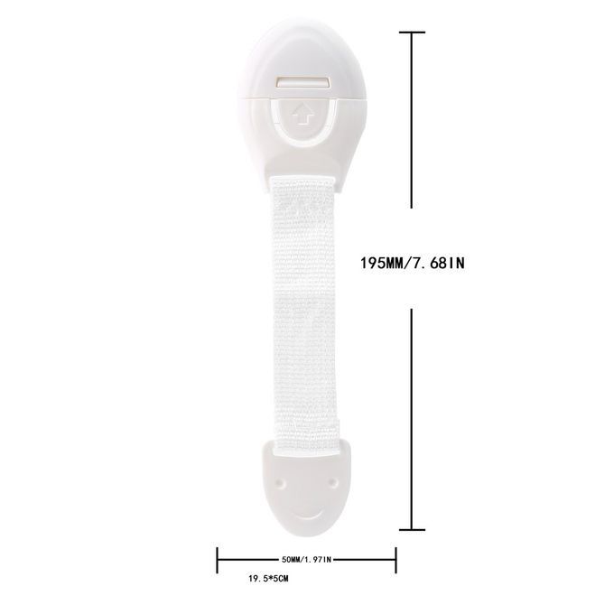 Baby Protection Product Cabinet Door Drawers Refrigerator Toilet Safety Locks-White