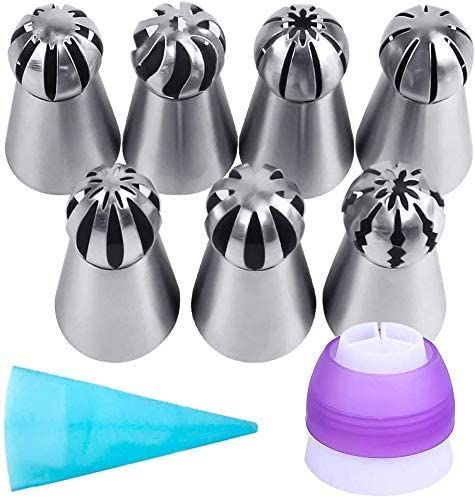 Russian Icing/ Piping Nozzles Set, Piping Bags And Coupler