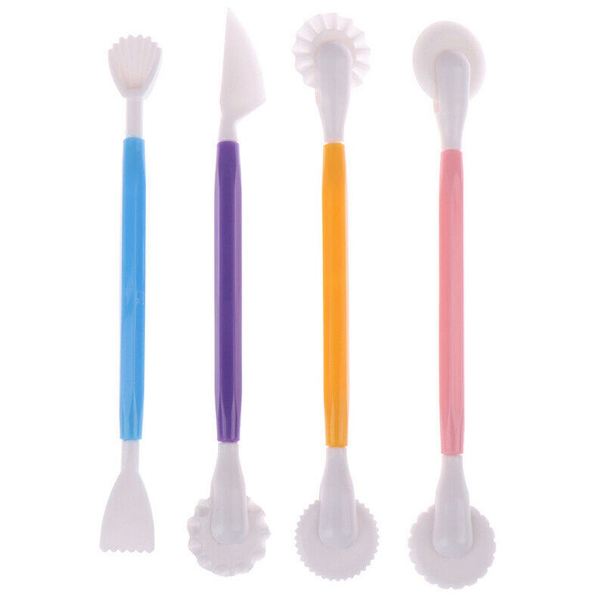 4Pcs Cake Carving Cutter Double-end Safe Plastic Adorable-