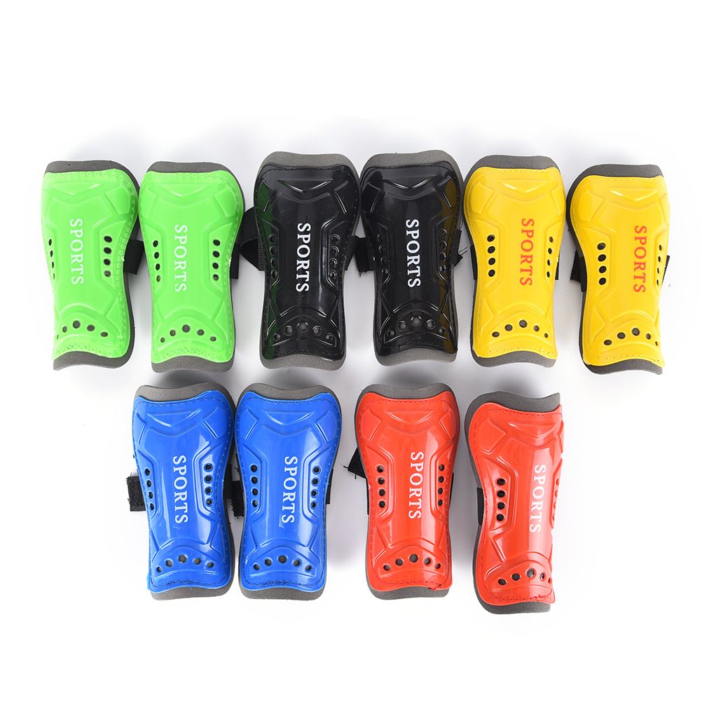 1 Pair Sports Soccer Shin Guard Pad Sleeve Leg Knee Support Football Sleeve Shinguard For Adult Teens Children-blue