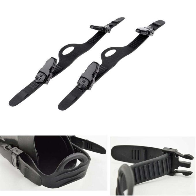 1 Pair Adjustable Scuba Diving Snorkeling Swimming   Flippers Strap,