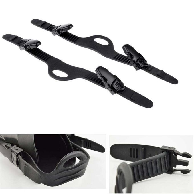 1 Pair Adjustable Scuba Diving Snorkeling Swimming   Flippers Strap,