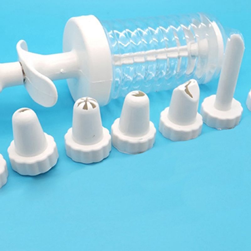 8 Pcs Nozzles Syringe Pen Cake Cream Pastry Cookie-