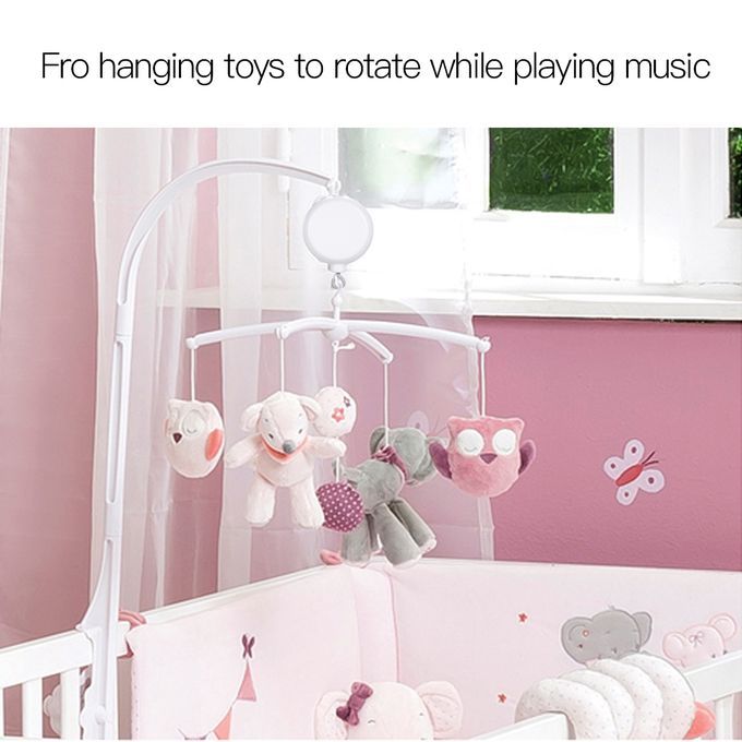 Rotary Baby Musical Mobiles Crib Bed Toy 35 Songs Music Box