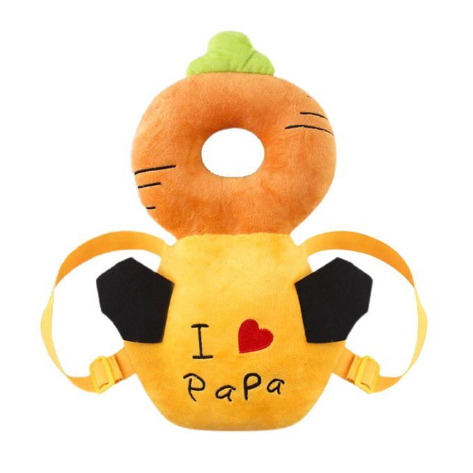 Newborn Head Back Protection Baby Pillow Toddler Carrot Flannel