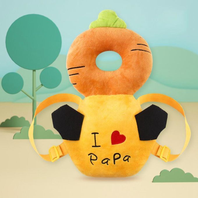Newborn Head Back Protection Baby Pillow Toddler Carrot Flannel