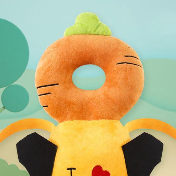Newborn Head Back Protection Baby Pillow Toddler Carrot Flannel