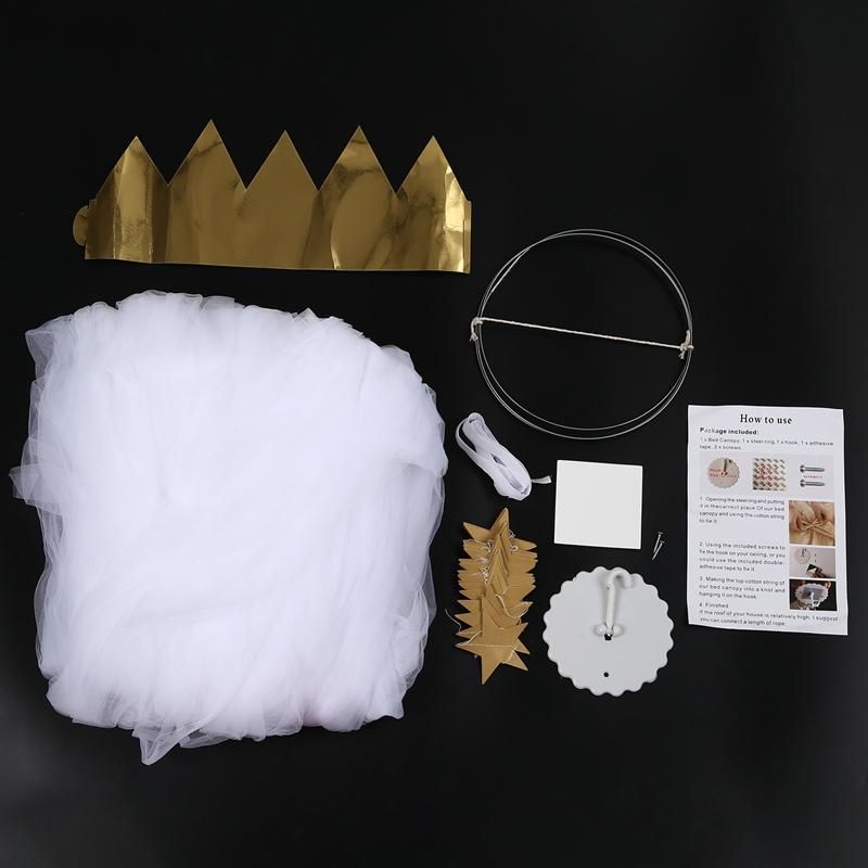 Baby Bed  Net Kids Bedding Round Crib Netting