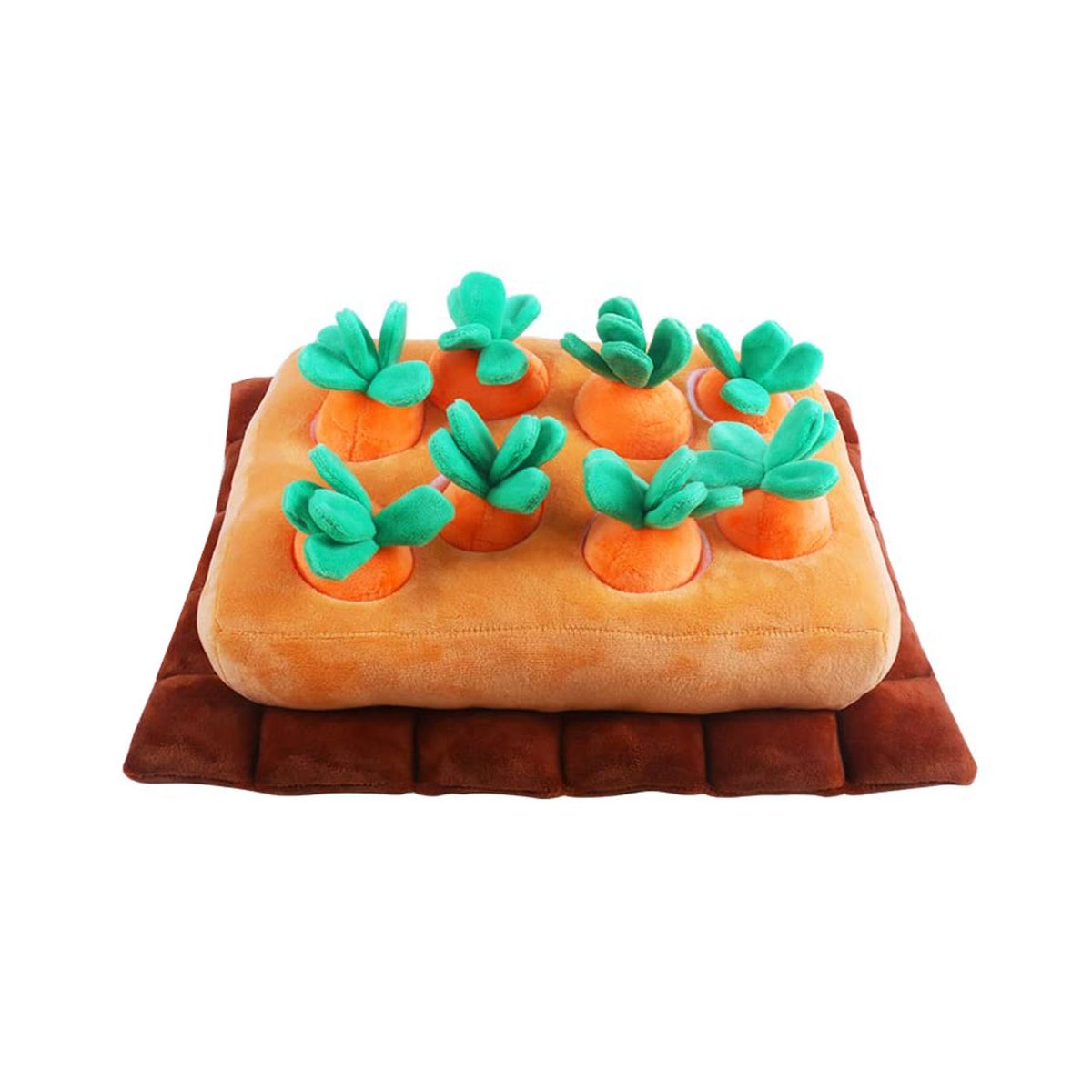 Pet Snuffle Mat for , Stuffed Carrot Plush Feeding Snuffle
