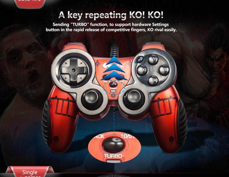 PXN 2901 USB Wired Gamepad Dual Vibration Joystick Turbo Function Gaming Controller For PC Computer For Windows