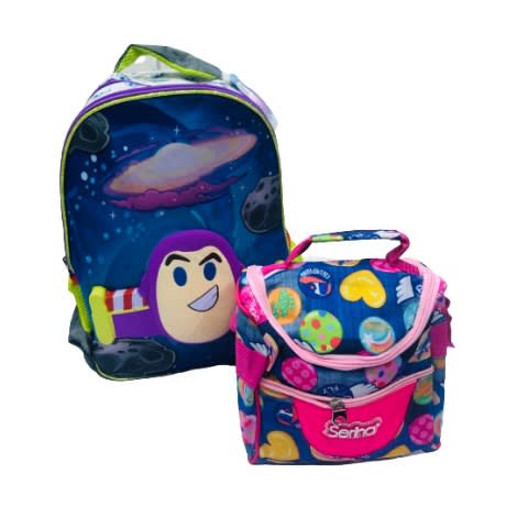 Emoji Back To School Backpack Bag With Matching Lunch Bag For Girls