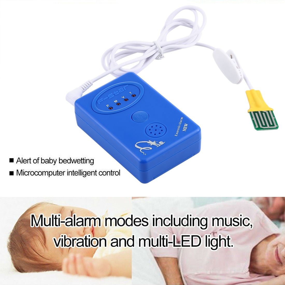 Baby Bedwetting Enuresis Urine Bedwetting Sensor Alarm