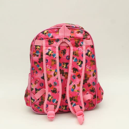 Girls Reversible Sequin School Bag- Pink -28cm*15cm*38cm