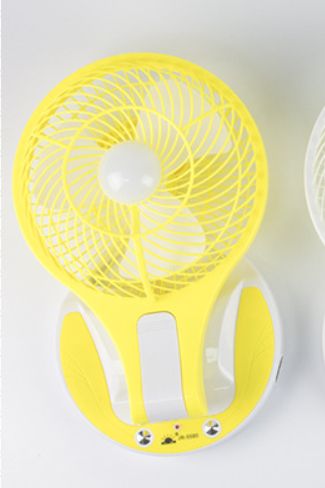 Rechargeable Table Mini Fan With USB And Led Light
