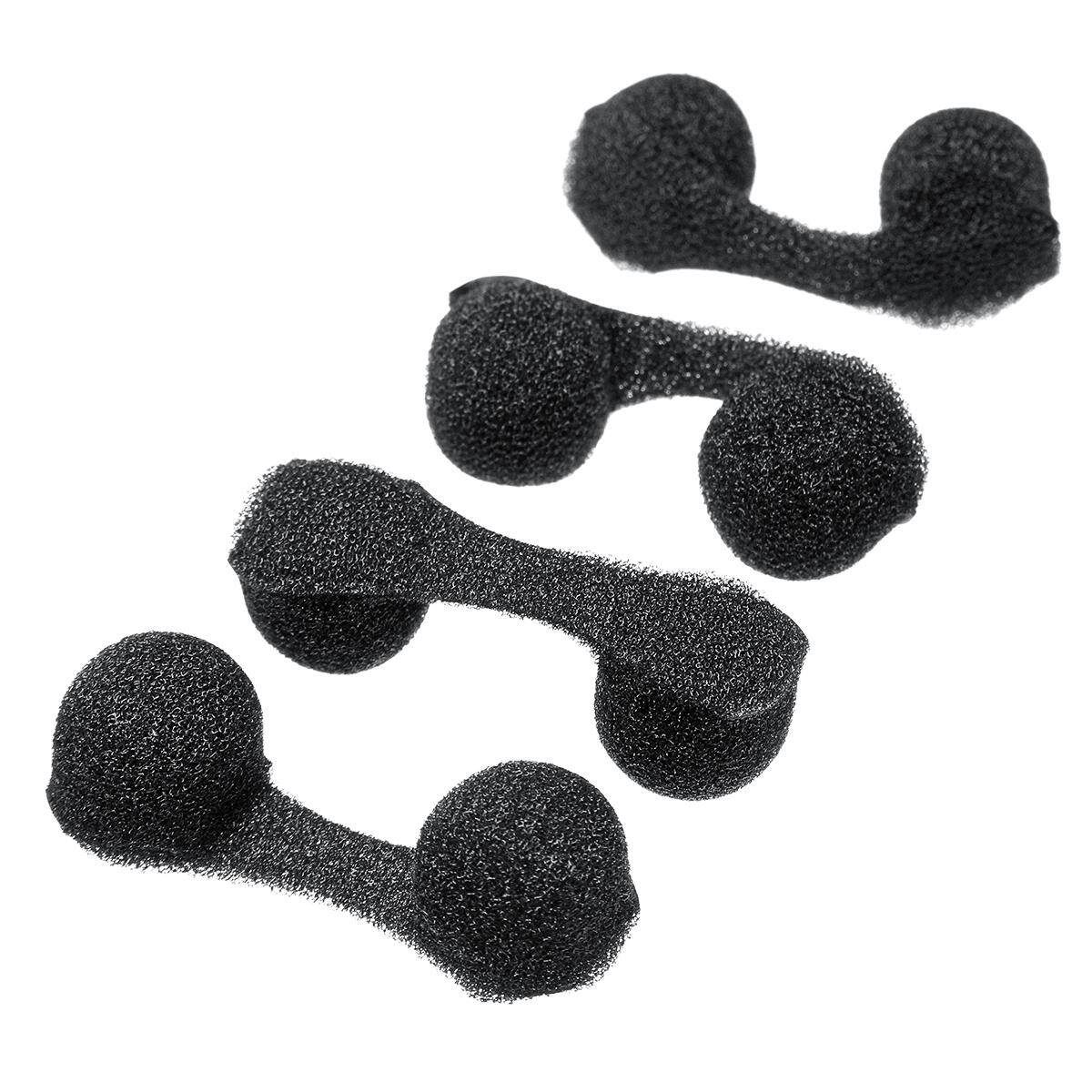 50Pcs Airbrush Sunless Tanning Nasal Plug, Spray Tan Nose Filters Black (black)
