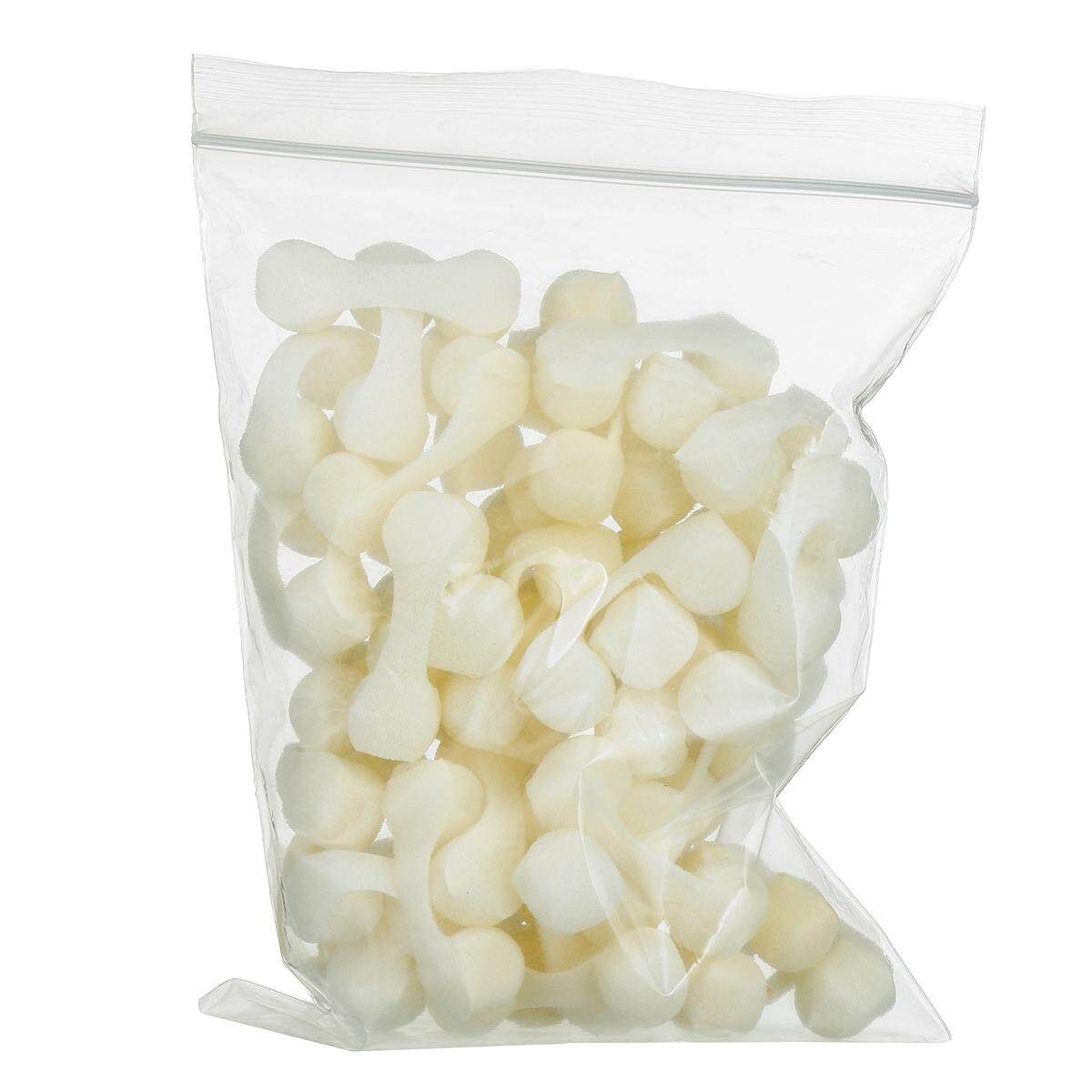50Pcs Airbrush Sunless Tanning Nasal Plug, Spray Tan Nose Filters White (white)