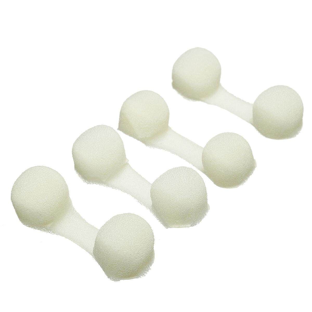 50Pcs Airbrush Sunless Tanning Nasal Plug, Spray Tan Nose Filters White (white)