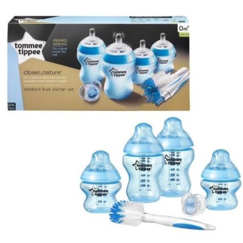 Baby Feeding Bottle Set - Blue
