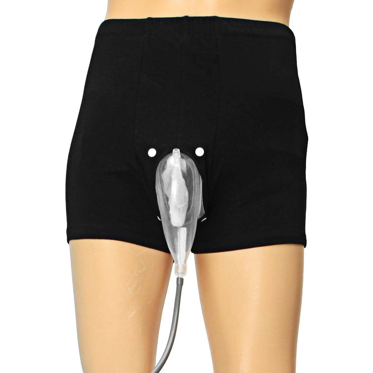 Upgrade Incontinence Male Urine Leg Bag SILICONE Urine Collector With Catheter L