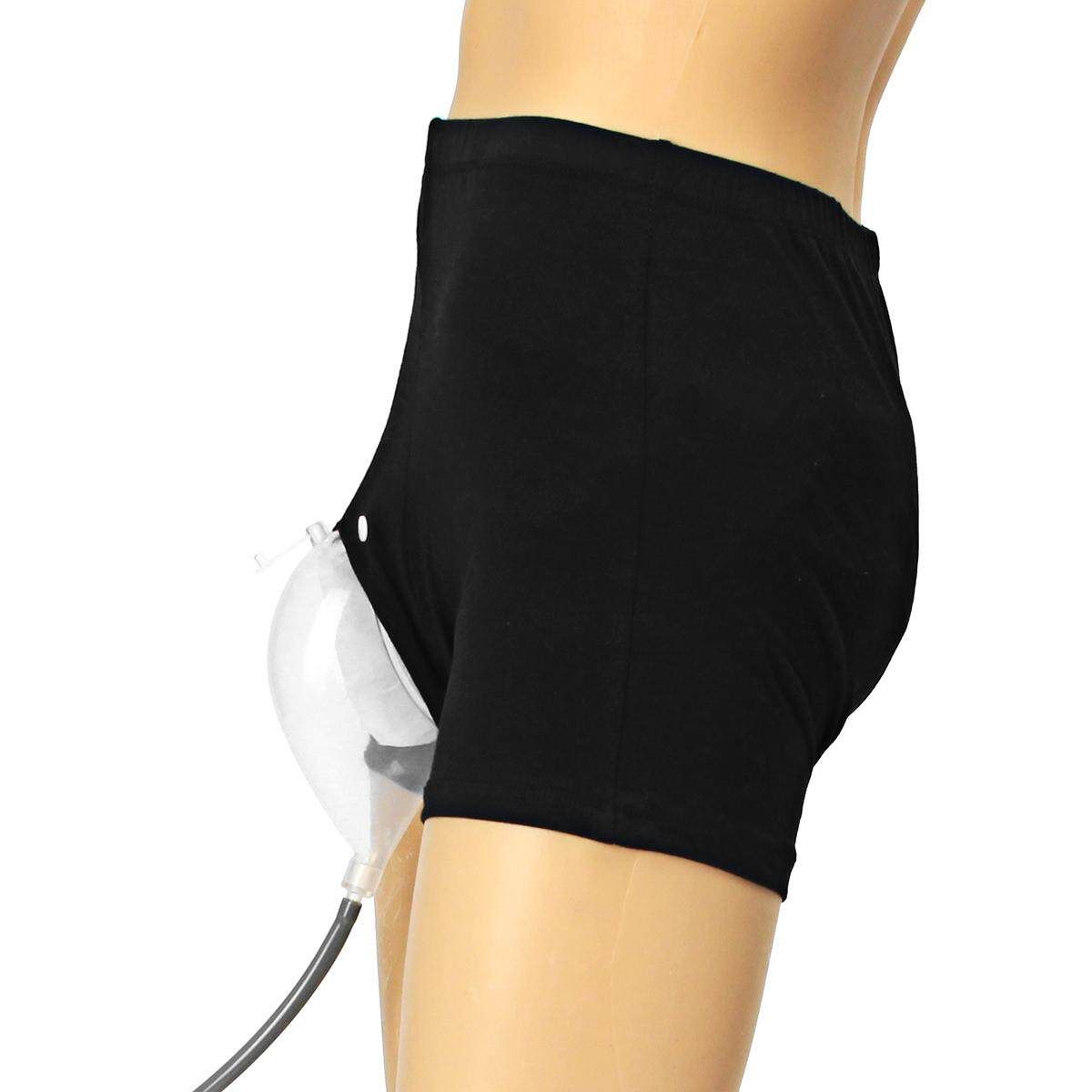 Upgrade Incontinence Male Urine Leg Bag SILICONE Urine Collector With Catheter L