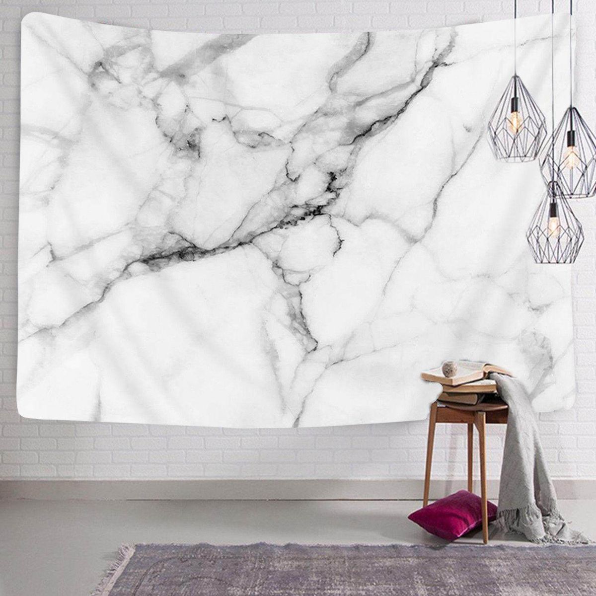 Marble Tapestry Wall Tapestry Wall Hanging Tapestry Decor Tapestry Bedspread 150cm X 130cm