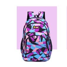 Teenagers Secondary School Backpack - Large- Purple And Pink