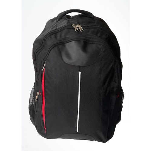 Reflector Line Backpack-Black & Red