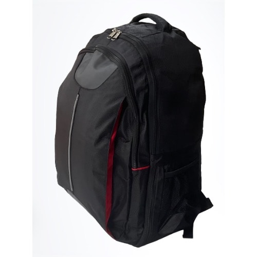 Reflector Line Backpack-Black & Red