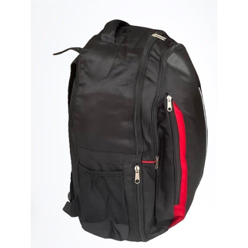 Reflector Line Backpack-Black & Red