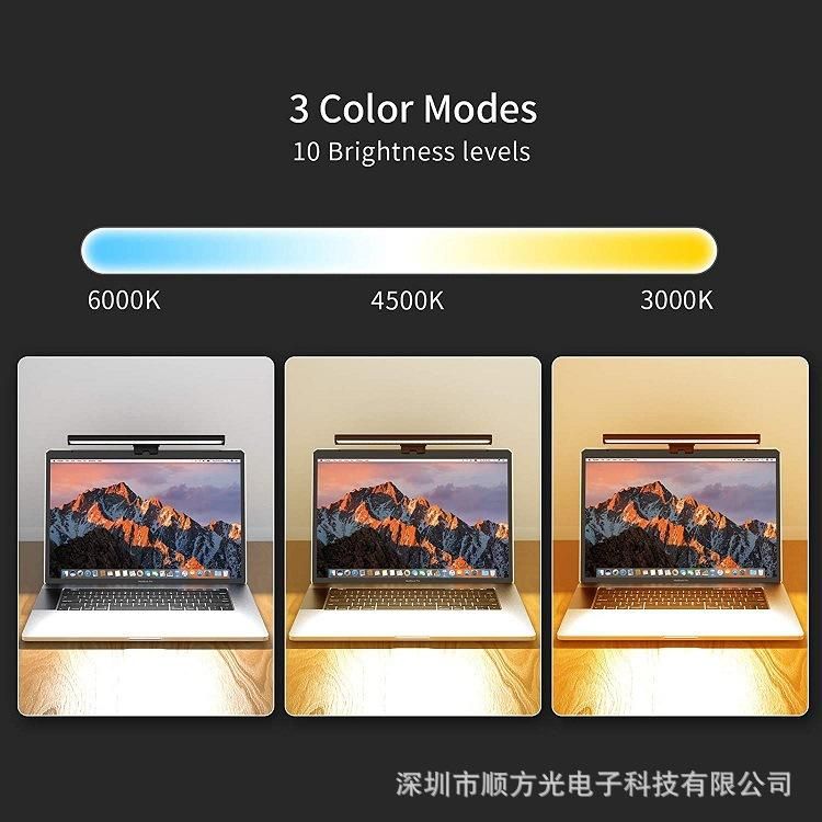 Computer hanging lamp monitor screen lamp led notebook eye protection table lamp screen hanging lamp clip lamp USB computer lamp Notebook Clip Light