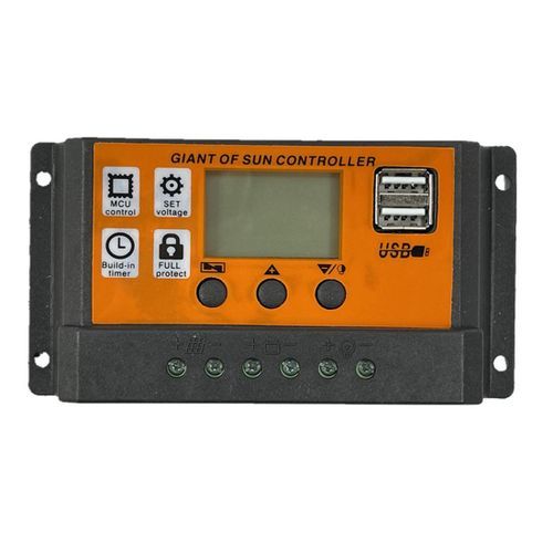 30A 12V 24V Auto Solar Charge Controller MPPT Solar Panel